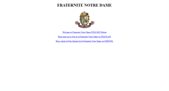 Desktop Screenshot of fraternitenotredame.org